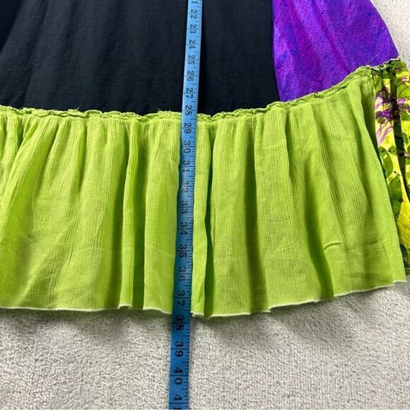 Skull Colorful Fairygoth Punk Whimsical Tank Dress Vegas Rabbit S/M - Picture 9 of 10